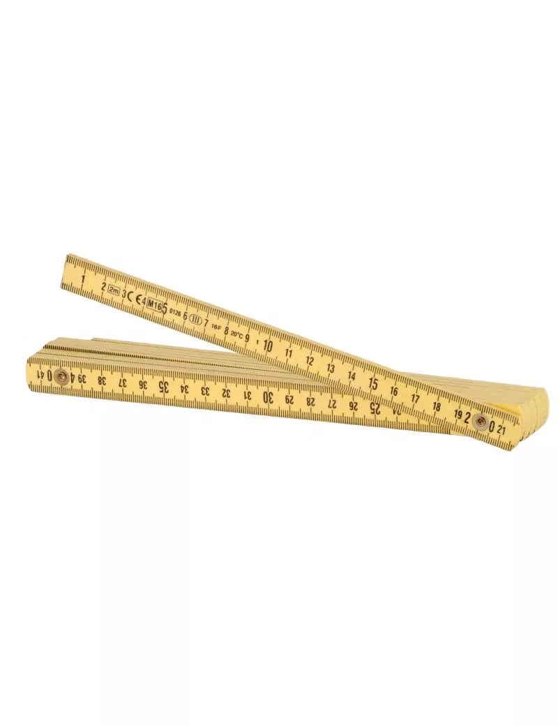 Mesure pliante double mètre plastique renforcé