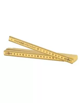 Mesure pliante double mètre plastique renforcé