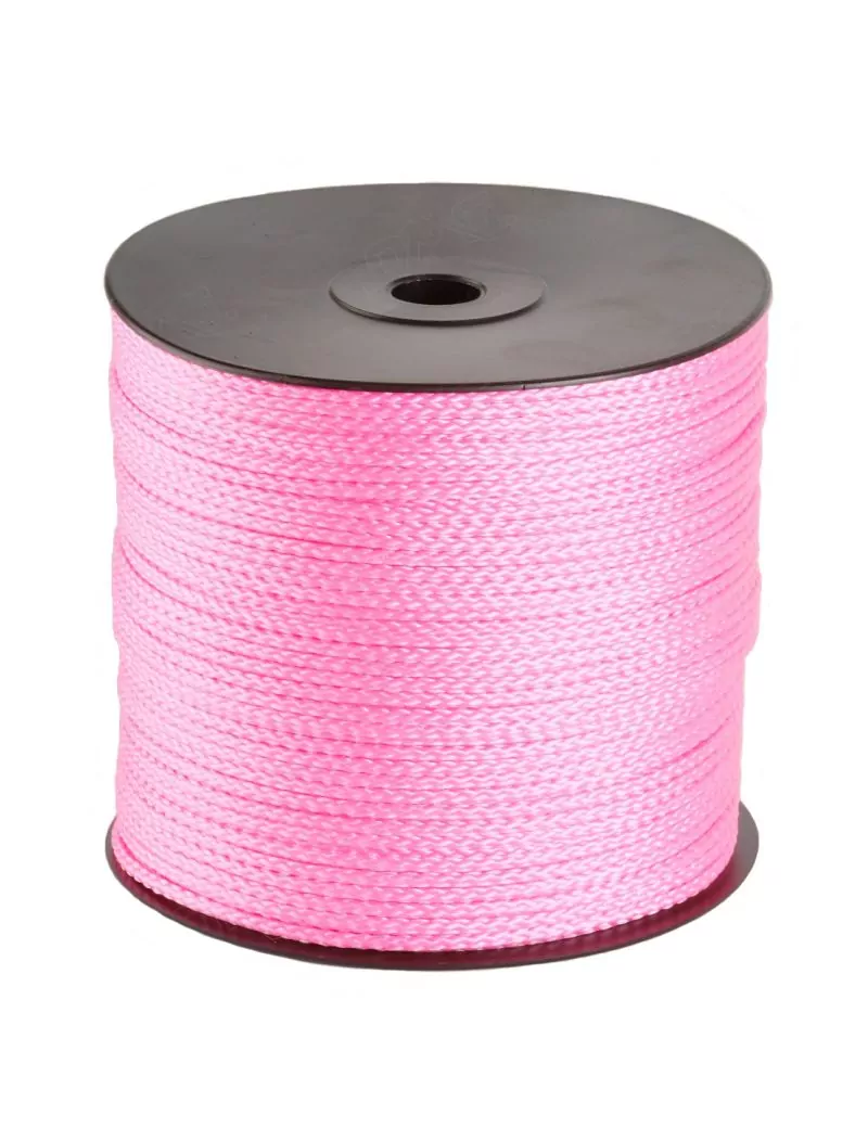 Cordeau tressé polypro fluo - 200 mètres