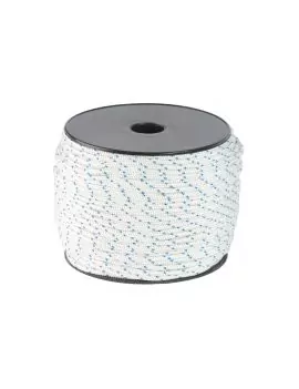 Corde drisse tressée lanceur fil bleu - le mètre