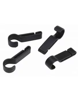 Jeu de 4 crochets de fixation pour lampe frontale Petzl