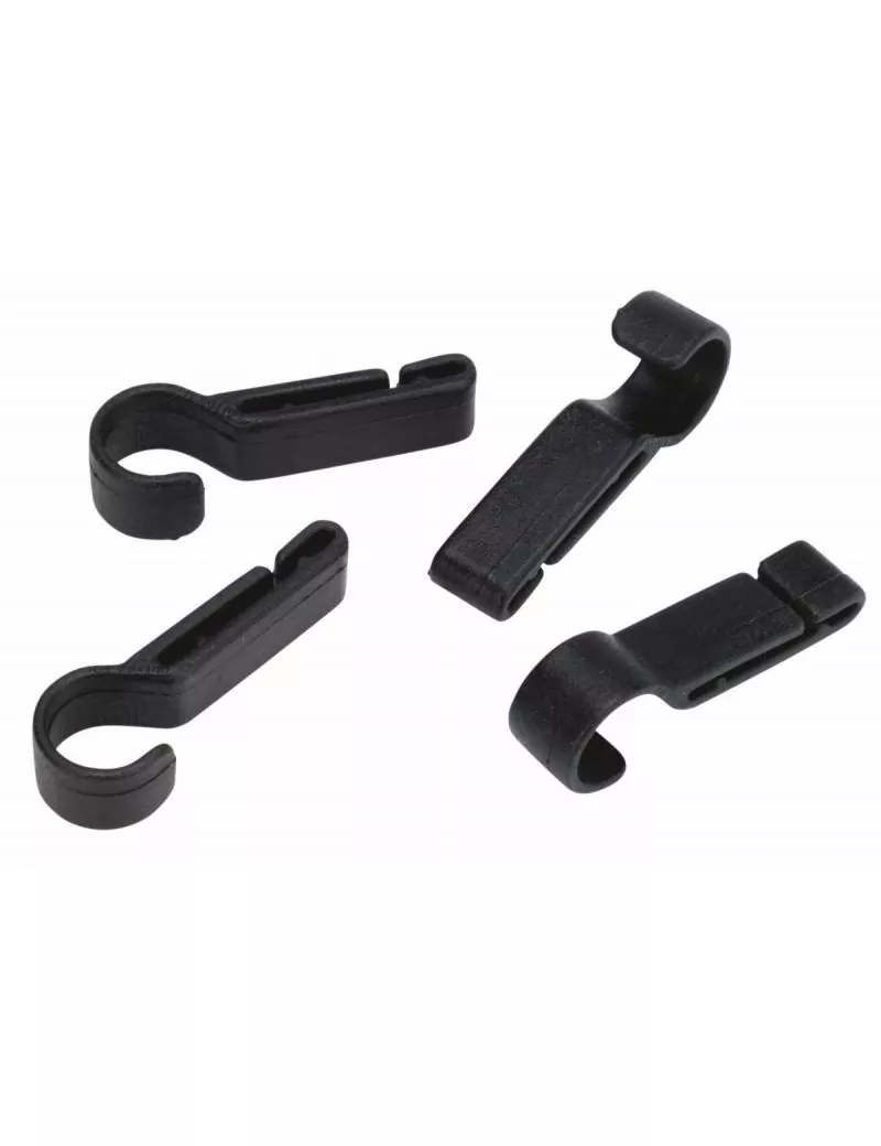 Jeu de 4 crochets de fixation pour lampe frontale Petzl