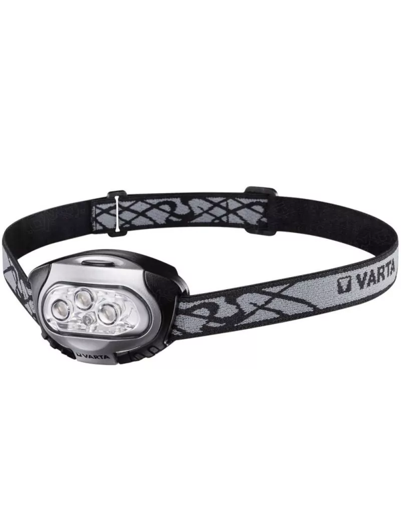 Lampe frontale Varta 4 LEDs avec 3 piles AAA fournies