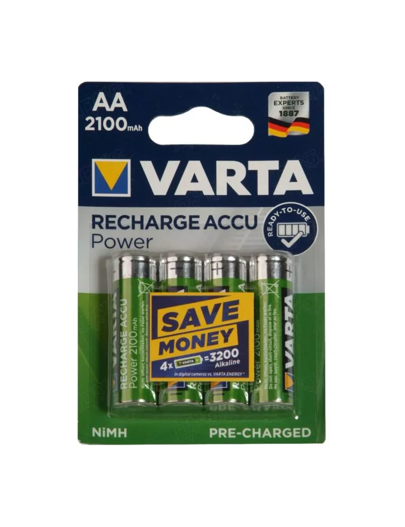 Pile AA RU2 rechargeable - lot de 4