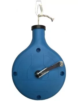 Cordex bleu 30m tressé plastique