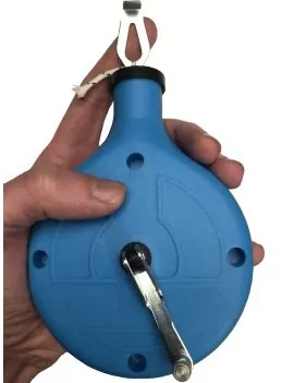 Cordex bleu 30m tressé plastique