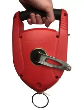 Cordex rouge magnum tressé 50m plastique