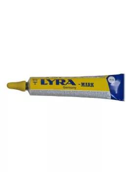 Marqueur peinture indélébile en tube jaune