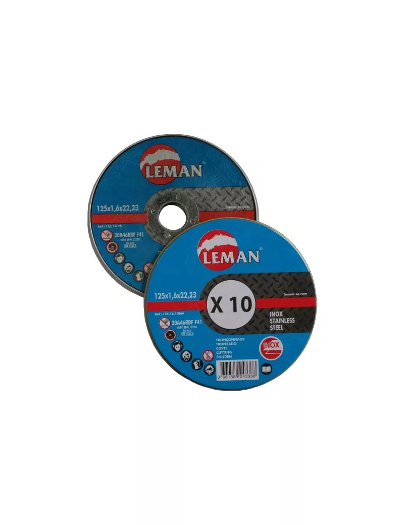 Disque métal 125 mm - boite métal