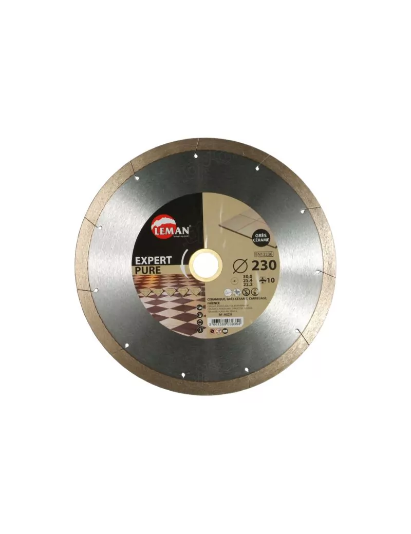 Disque diamant 230 mm pure - Épaisseur 1,5 mm