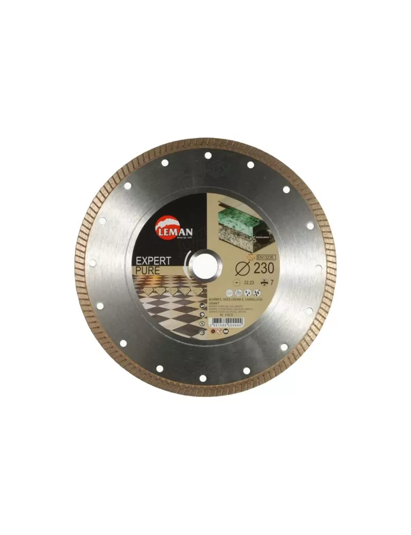 Disque diamant 230 mm pure - Épaisseur 2 mm