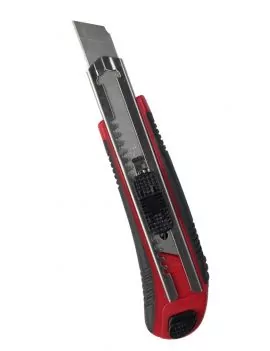Cutter à bouton 18 mm avec réservoir de lames