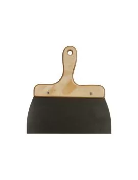 Couteau à enduire inox avec manche bois