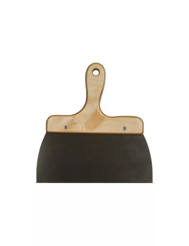 Couteau à enduire inox avec manche bois