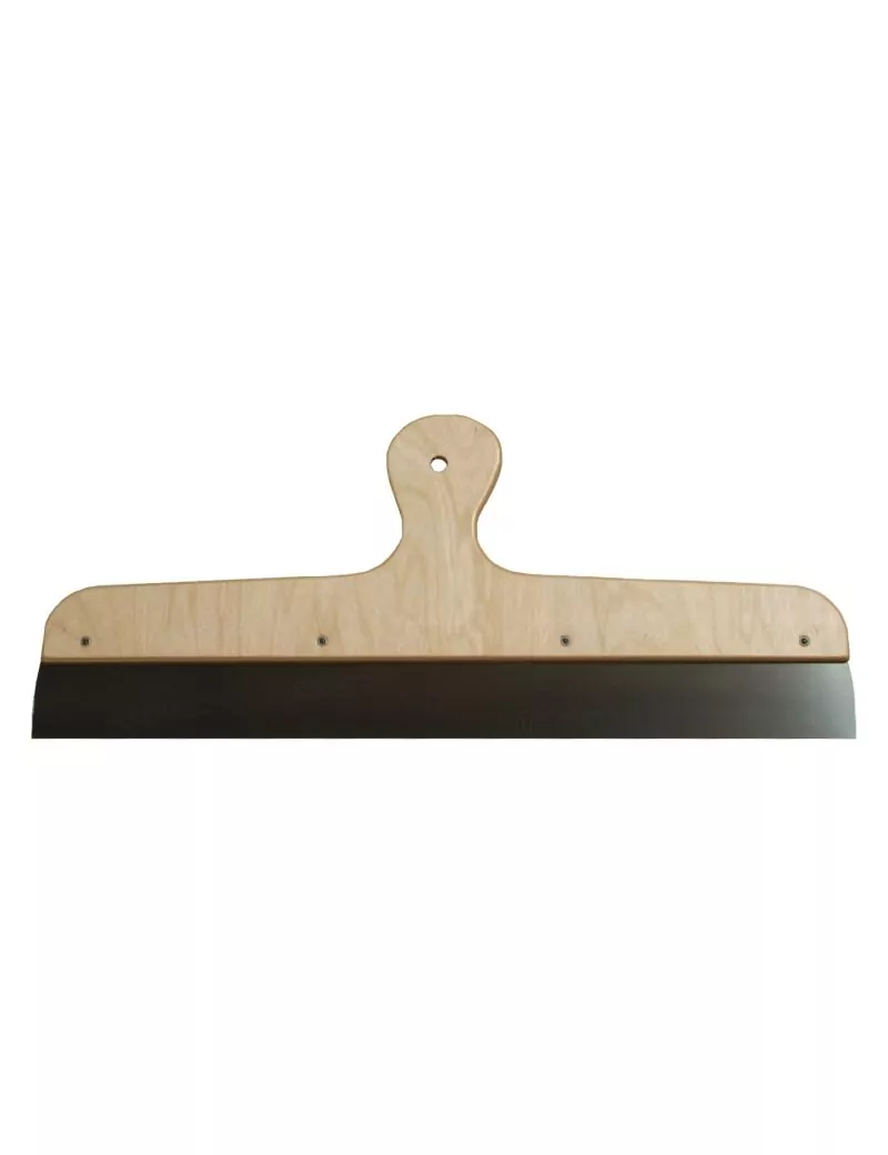 Couteau à enduire sur décoffrage avec manche bois