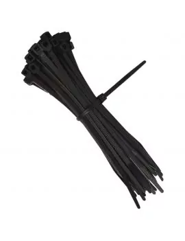 Collier électricien noir - paquet de 100