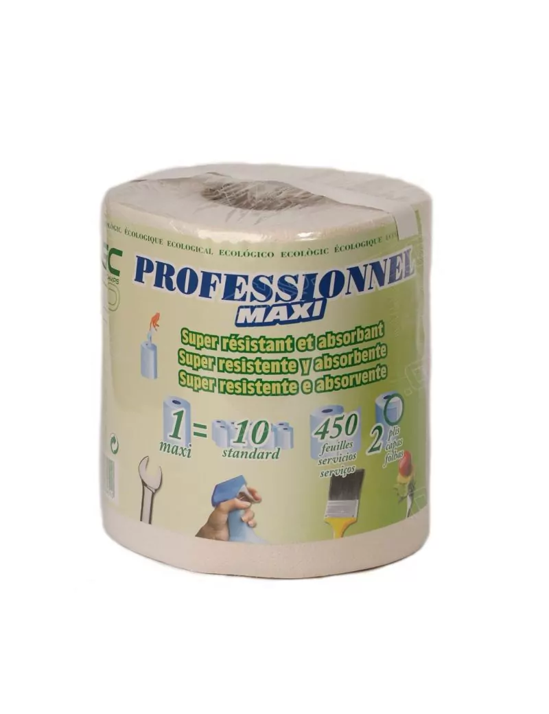 Papier essuie-pratic ouate blanche