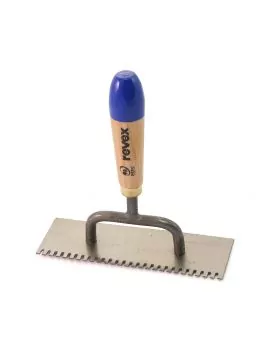 Truelle acier berthelet 1 côté denté