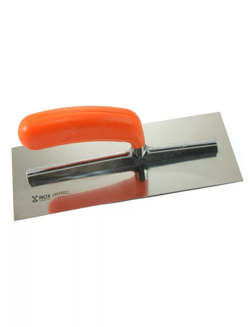 Platoir à lisser inox 28x12 - lame courbée