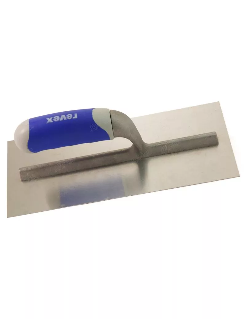 Platoir italien en inox 28x12 - manche bi-matières