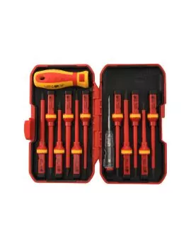 Coffret 11 tournevis isolés