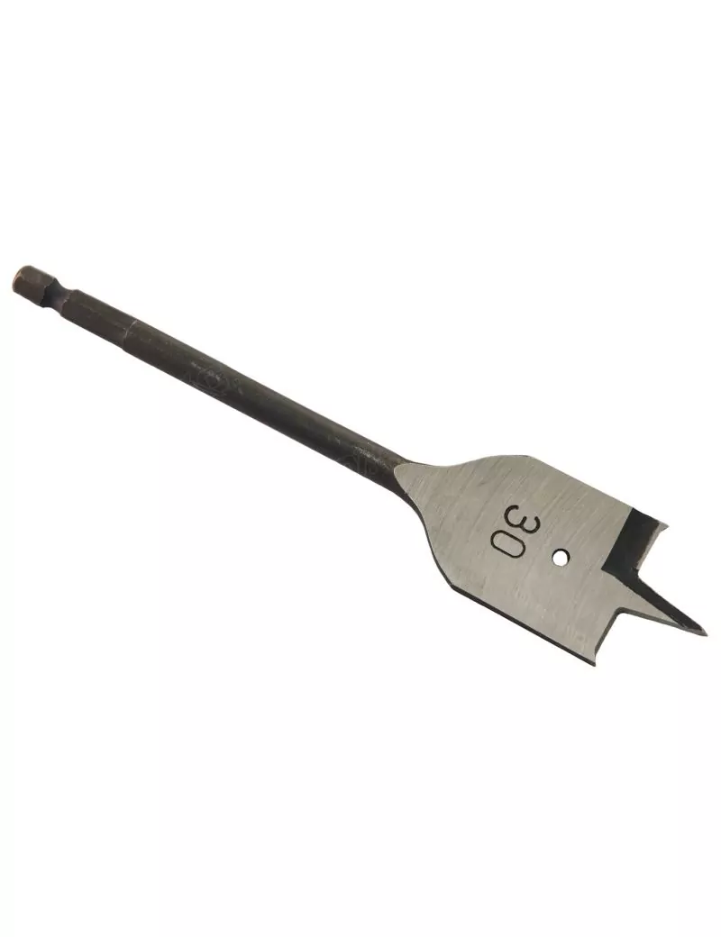 Meche bois plate 