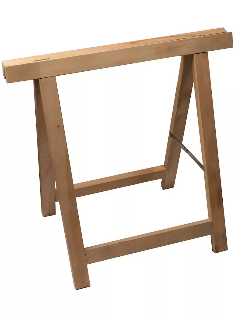 Treteau bois renforcé