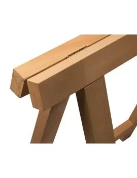 Treteau bois renforcé