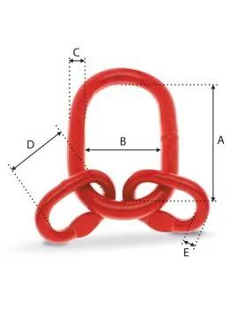 Anneau de levage triple 