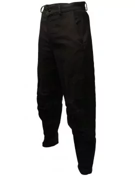 Pantalon charpentier Moleskine noir avec genouillères