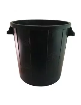 Poubelle en plastique noir