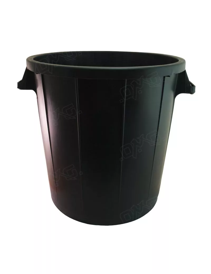 Poubelle en plastique noir