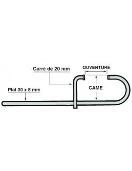 Serre-joint de maçon - Lot de 5