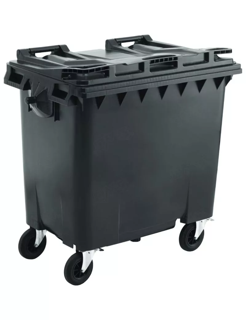 Poubelle container 770 L à roulettes