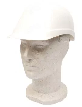 Casquette blanche en plastique