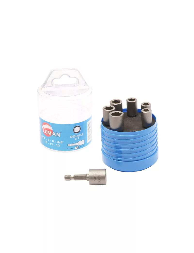Coffret de 7 douilles magnétiques