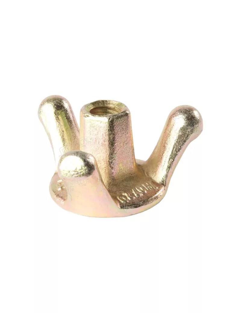 Écrou 3 ailes en acier forgé
