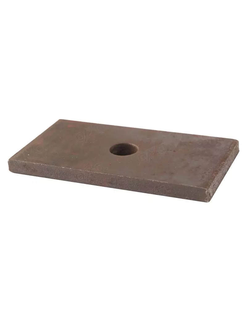Platine simple noire 130x70x10mm
