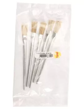 Pinceau à acide - lot de 5