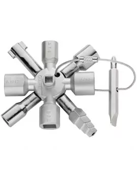 Clé de service universelle (armoire-gaz-eau)
