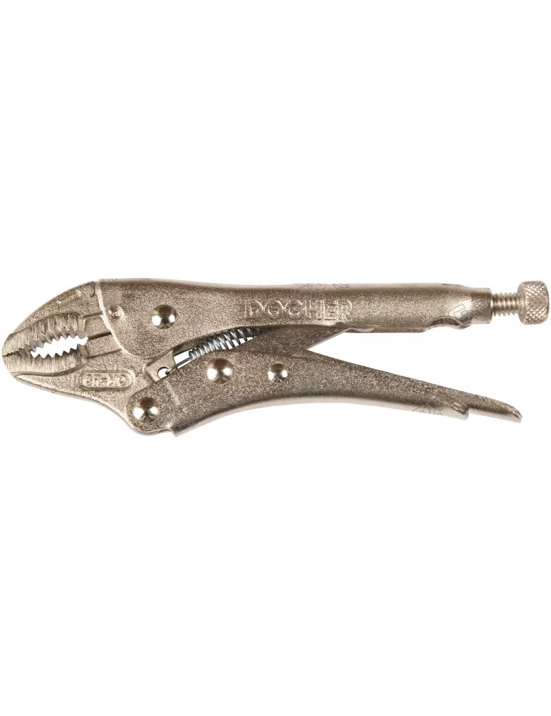 Pince-étau becs coudés 125mm avec coupe