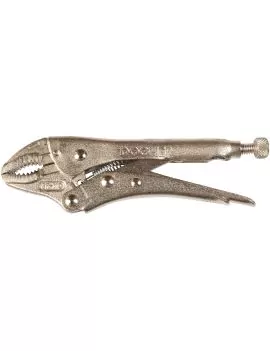Pince-étau becs coudés 125mm avec coupe
