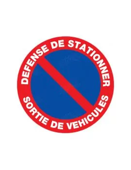 Panneau défense de stationner