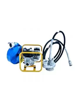 Pompe à eau pour chantiers avec câble