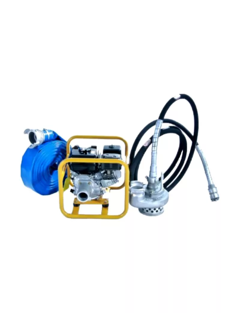 Pompe à eau pour chantiers avec câble