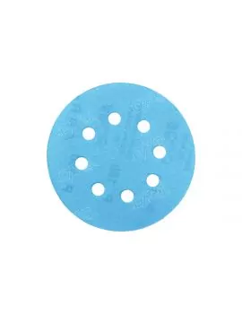 Disque velcro d.125 perforé 8 trous corindon résine
