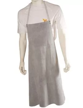 Tablier de soudeur à bavette en croute