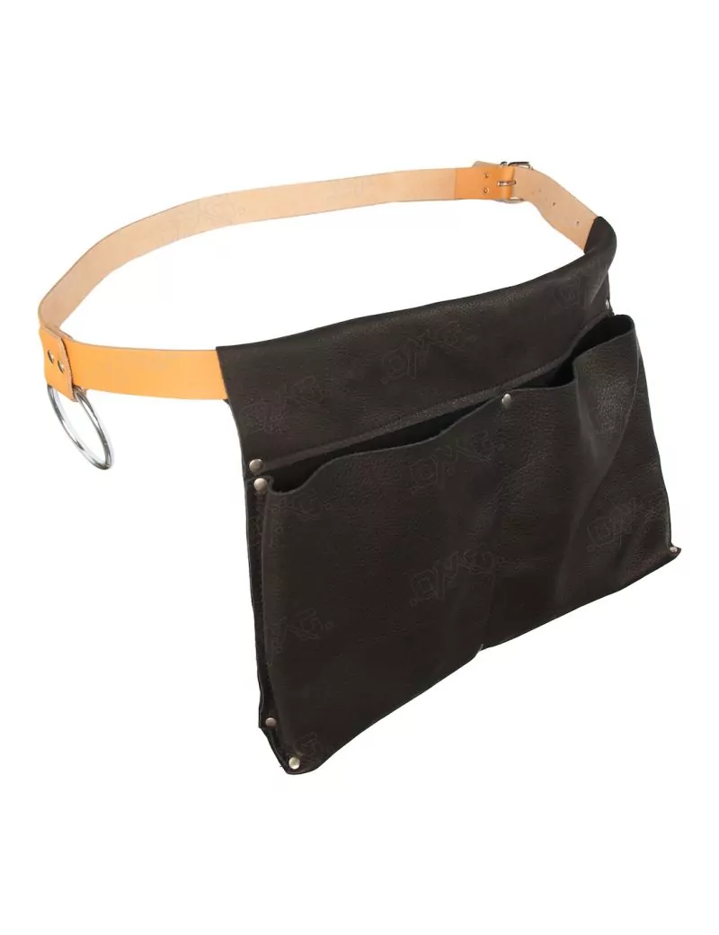 Poche à clous en cuir - 2 poches