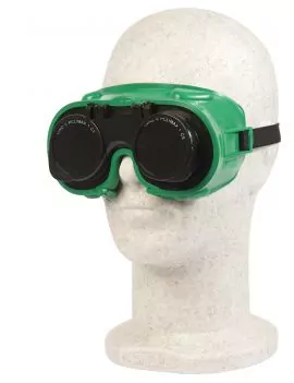 Lunettes soudeur masque 2 verres relevables