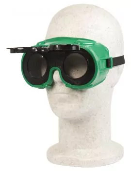 Lunettes soudeur masque 2 verres relevables